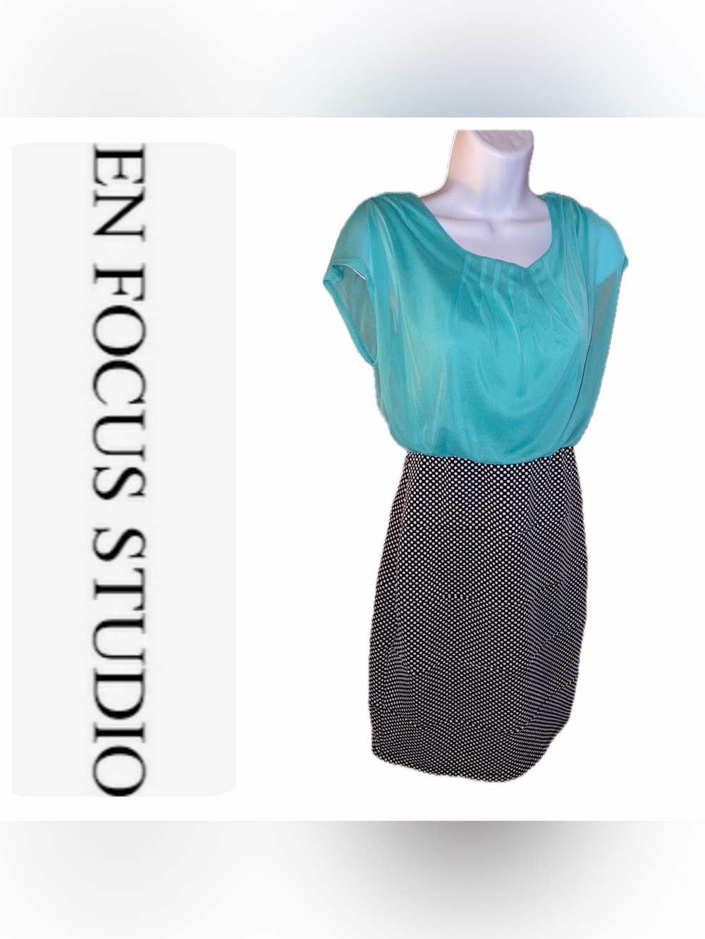 Enfocus Turquoise Dress 👗💙